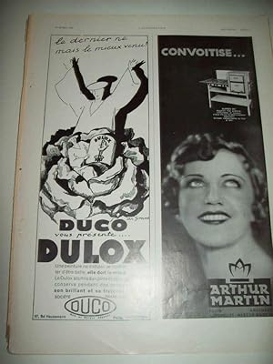 Seller image for LAMINA 15149: Publicidad de Dulox y Arthur Martin for sale by EL BOLETIN
