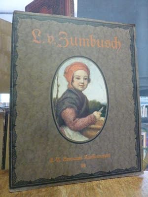 Seller image for Ludwig von Zumbusch - Acht (8) farbige Wiedergaben nach seinen Bildern, mit einem Begleitworte vonFritz von Ostini, for sale by Antiquariat Orban & Streu GbR
