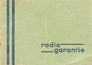 Radio Garantie présente ses nouveaux postes. 56, Faubourg Montmartre, Paris