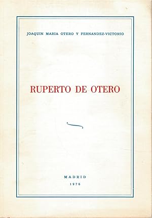 Imagen del vendedor de RUPERTO DE OTERO a la venta por Librera Dilogo