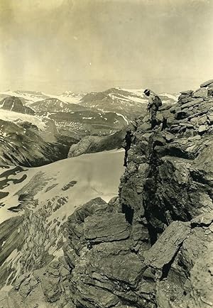 Canada Rockies Mountain Climbing Yoho District old Photo 1930