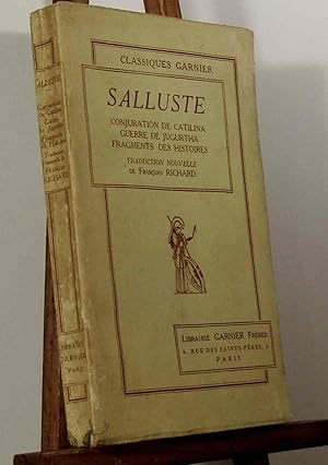 Image du vendeur pour CONJURATION DE CATILINA - GUERRE DE JUGURTHA - FRAGMENTS DES HISTOIRES - TEXTE E TABLI, TRADUIT ET ANNOTE FRANC OIS RICHARD mis en vente par Livres 113