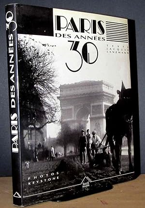Bild des Verkufers fr PARIS DES ANNEES 30 zum Verkauf von Livres 113