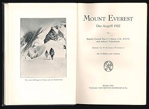 Mount Everest. Der Angriff 1922. Deutsch von W. Rickmer Rickmers.