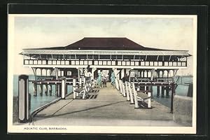 Postcard Barbados, View on Aquatic Club
