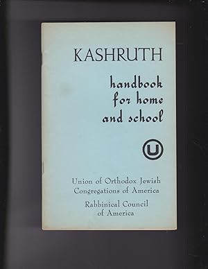 Imagen del vendedor de Kashruth: handbook for home and school a la venta por Meir Turner