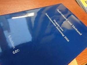 Bild des Verkufers fr Individuum und Verband: Festgabe zum Schweizerischen Juristentag 2006 by Zch. zum Verkauf von suspiratio - online bcherstube