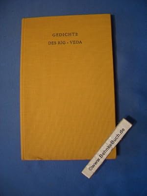 Seller image for Gedichte des Rig-Veda ( Reihe: Weisheitsbcher der Menschheit ). for sale by Antiquariat BehnkeBuch