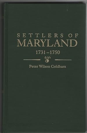 Settlers of Maryland 1731-1750