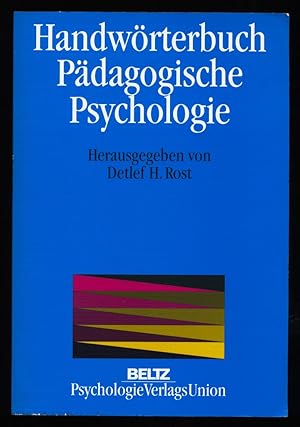 Imagen del vendedor de Handwrterbuch Pdagogische Psychologie. a la venta por Antiquariat Peda