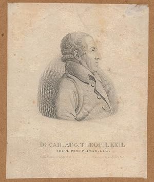 Bild des Verkufers fr Dr. Car. Aug. Theoph. Keil . Lithographie-Portrt. zum Verkauf von Antiquariat Dennis R. Plummer