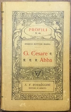 G. Cesare Abba. Profili n.40