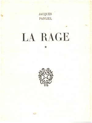 Imagen del vendedor de La rage /tome 1 / EO numerote a la venta por librairie philippe arnaiz