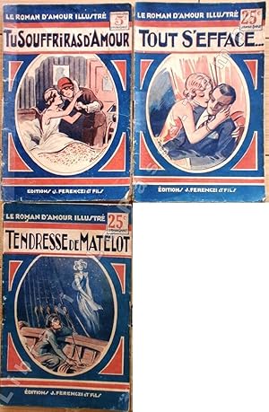 Seller image for Collection LE ROMAN D'AMOUR ILLUSTR - 16 titres - N 1, 5, 8, 108, 192, 240, 286, 288, 341, 347, 362, 378, 437, 444, 446, 449. for sale by Jean-Paul TIVILLIER