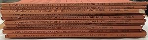 Immagine del venditore per A Comparative Dictionary of the Indo-Aryan Languages. Fasc. I-XI. Fasc. I. a - uttapti; Fasc. II. uttapyate - kinkirala; Fasc. III. kicca - ghatayati; Fasc. IV. ghata - tatas; Fasc. V. tatksana - nayati; Fasc. VI. nayana - pragadda; Fasc. VII. pragmati - matsyahara; Fasc. VIII. matha - liksagrahana; Fasc. IX. likha - siti; Fasc. X. sitisepaka - sphurati; Fasc. XI. sphurati - HVE, Addenda. Corrigenda. [Complete set in XI fascicules] venduto da Joseph Burridge Books