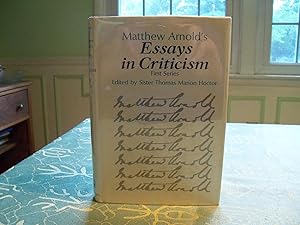 Seller image for Matthew Arnold's Essays in Criticism: First Series for sale by Western Canon Books