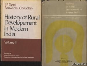 Seller image for History of Rural Development in Modern India (2 volumes) for sale by Klondyke