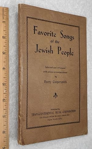 Seller image for Favorite Songs of the Jewish People, Selected and Arranged with Piano Accompaniment for sale by Dilly Dally