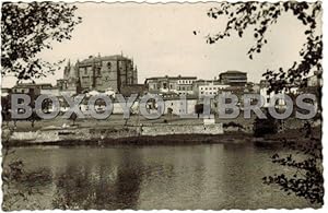 Tarjeta postal. 1. Plasencia. Catedral desde el Río. La Cathédrale des le Fleuve. The Cathedral f...