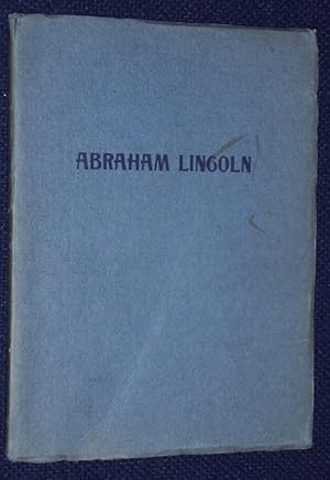 Bild des Verkufers fr Abraham Lincoln: Personal Reminiscences of the Martyred President: An Address Delivered by Dr. Jayne to the Grand Army Hall and Memorial Association, February 12, 1900 zum Verkauf von Pensees Bookshop