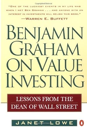 Immagine del venditore per Benjamin Graham on Value Investing: Lessons from the Dean of Wall Street by Lowe, Janet [Paperback ] venduto da booksXpress