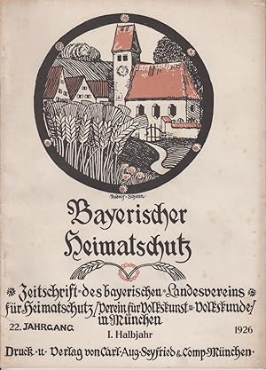 Immagine del venditore per Bayerischer Heimatschutz. Heft 1. Halbjahr, Jahr 1926 venduto da Allguer Online Antiquariat