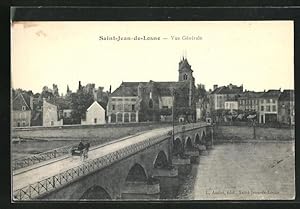 Carte postale Saint-Jean-de-Losne, Vue Generale