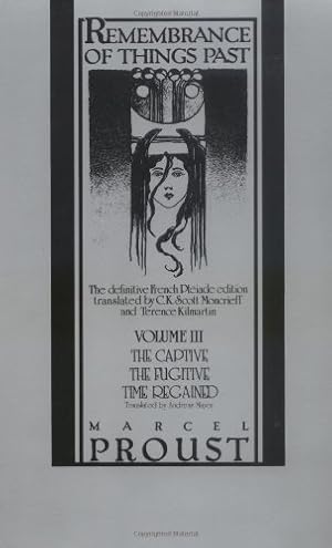 Seller image for Remembrance of Things Past, Vol. 3: The Captive, The Fugitive & Time Regained by Marcel Proust [Paperback ] for sale by booksXpress