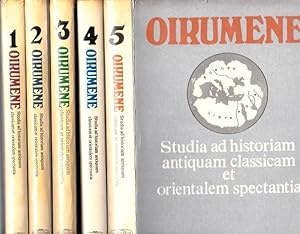 Immagine del venditore per Oikumene. Volume 1 - 5. Studia ad Historiam Antiquam Classicam et Orientalem Spectantia. (= Yearbook of the economic and social history of the ancient word. Vol 1 - 5 / Jahrbuch der Wirtschafts- und Sozialgeschichte des Altertums 1-5) venduto da Antiquariat Carl Wegner