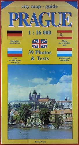 Bild des Verkufers fr PRAGUE City map-guide, 1 : 16 000, 39 Photos & Texts zum Verkauf von biblion2