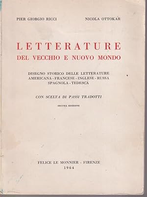 Seller image for Letterature del vecchio e del nuovo mondo for sale by Librodifaccia