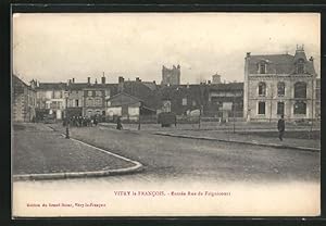 Carte postale Vitry-le-Francois, Entrée Rue de Frignicourt