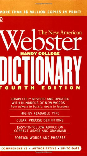 Seller image for The New American Webster Handy College Dictionary: Fourth Edition by Morehead, Philip D. [Mass Market Paperback ] for sale by booksXpress