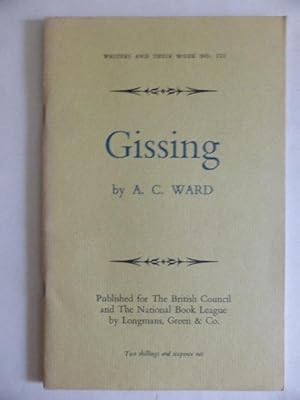 Gissing (Writers and Their Work No. 111)