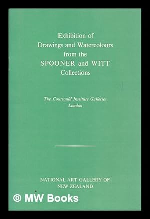 Bild des Verkufers fr Exhibition of drawings and watercolours from the Spooner and Witt collections. / The Courtauld Institute Galleries, London zum Verkauf von MW Books Ltd.