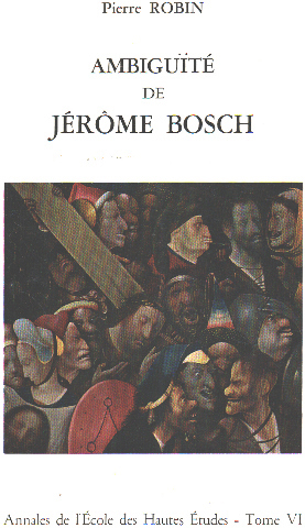 Image du vendeur pour Ambiguit de Jerome Bosch mis en vente par librairie philippe arnaiz