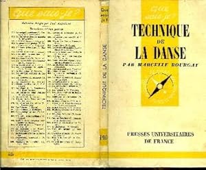 Imagen del vendedor de Que sais-je? N 196 Techniques de la danse a la venta por Le-Livre