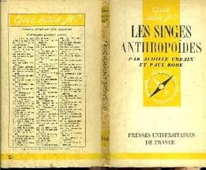 Immagine del venditore per Que sais-je? N 202 Les singes anthropodes venduto da Le-Livre