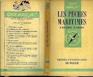 Seller image for Que sais-je? N 199 Les pches maritimes for sale by Le-Livre