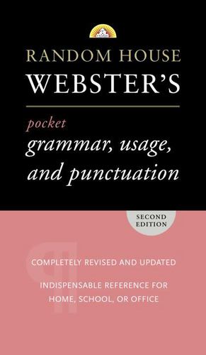 Seller image for Random House Webster's Pocket Grammar, Usage, and Punctuation: Second Edition (Pocket Reference Guides) by Random House [Paperback ] for sale by booksXpress