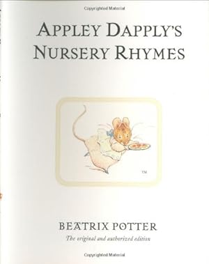 Imagen del vendedor de Appley Dapply's Nursery Rhymes (Peter Rabbit) by Potter, Beatrix [Hardcover ] a la venta por booksXpress