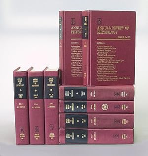 Immagine del venditore per Annual Review of Physiology. 9 vol. (Volume 49-54 / 56-58, 1987-92 / 1994-96). venduto da Antiquariat An der Rott Oswald Eigl