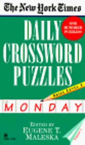 Immagine del venditore per The New York Times Daily Crossword Puzzles (Monday), Volume I by New York Times [Mass Market Paperback ] venduto da booksXpress
