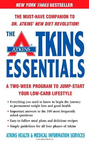 Seller image for The Atkins Essentials: A Two-Week Program to Jump-start Your Low-Carb Lifestyle by Atkins Health & Medical Information Serv [Paperback ] for sale by booksXpress