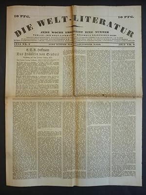 Die Welt - Literatur. 1915. Nr. 3. Jede Nummer: ein vollständiges Werk.