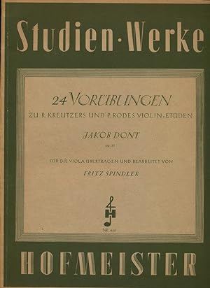 24 Vorübungen zu R. Kreutzers und P. Rodes Violin-Etüden Op. 37