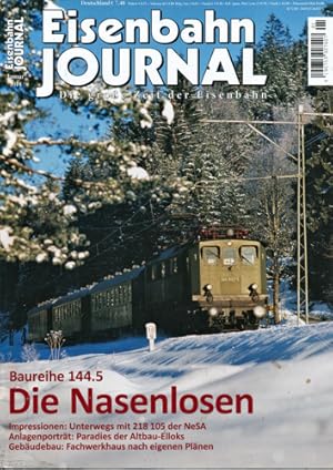 Bild des Verkufers fr Eisenbahn Journal Heft Januar 2018: Die Nasenlosen. Baureihe 144.5. zum Verkauf von Versandantiquariat  Rainer Wlfel