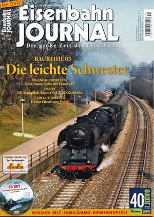 Bild des Verkufers fr Eisenbahn Journal Heft 2/2015: Die leichte Schwester. Baureihe 03 (ohne DVD!). zum Verkauf von Versandantiquariat  Rainer Wlfel