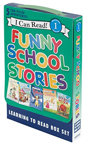 Seller image for Funny School Stories: Learning to Read Box Set: 5 Fun-Filled Adventures! (I Can Read Level 1) by Various [Paperback ] for sale by booksXpress