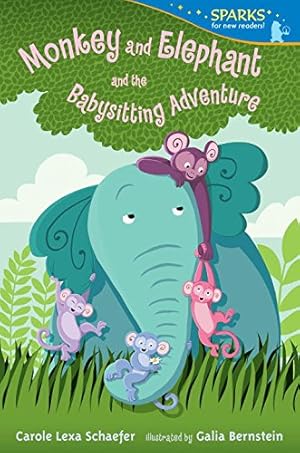 Imagen del vendedor de Monkey and Elephant and the Babysitting Adventure (Candlewick Sparks) by Schaefer, Carole Lexa [Paperback ] a la venta por booksXpress